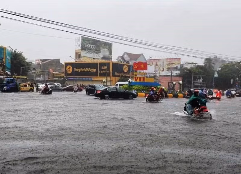 TP Vũng Tàu chìm trong biển nước sau mưa -0