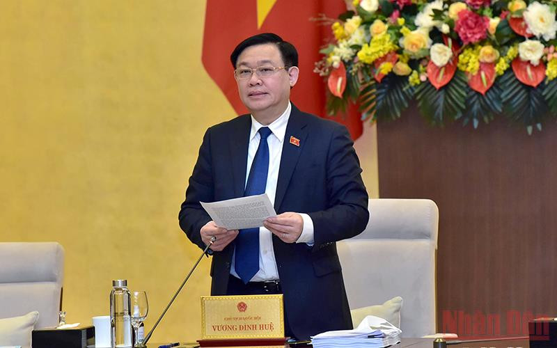 Chủ tịch Quốc hội Vương Đình Huệ cho biết đã chuẩn bị sẵn sàng các nội dung cho Kỳ họp bất thường. Bế mạc Phiên họp thứ 6 của Ủy ban Thường vụ Quốc hội -0