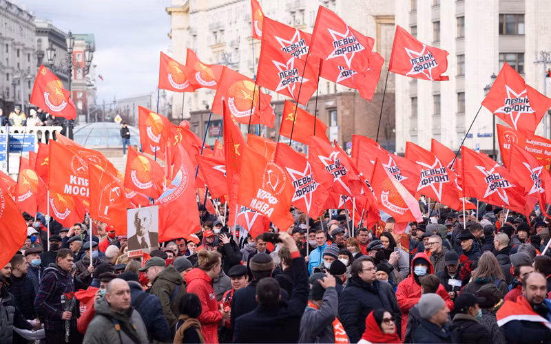 Kỷ niệm 104 năm Cách mạng Tháng Mười tại Liên bang Nga