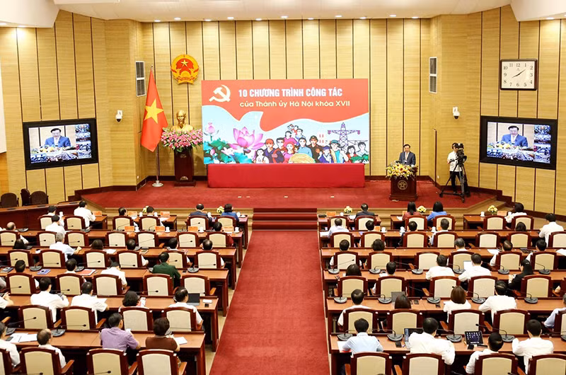 Quang cảnh hội nghị.