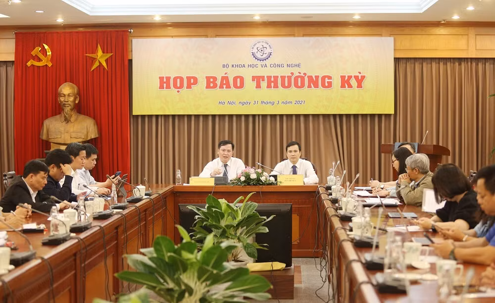 Bộ Khoa học và Công nghệ tổ chức họp báo thường kỳ quý I. 