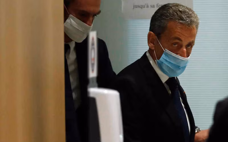 Cựu Tổng thống Nicolas Sarkozy. (Ảnh AP)