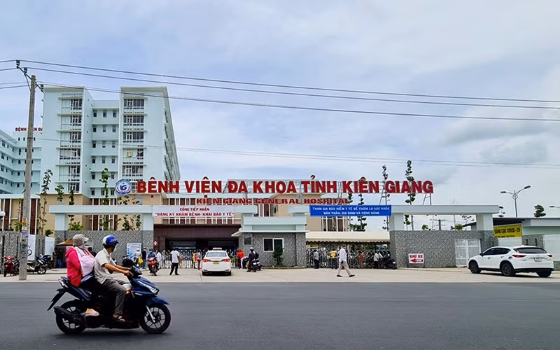 Bệnh viên Đa khoa tỉnh Kiên Giang.