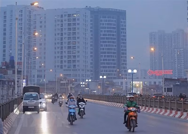 Khu vực Hà Nội sáng và đêm có mưa nhỏ, mưa phùn và sương mù rải rác. (Ảnh minh họa)
