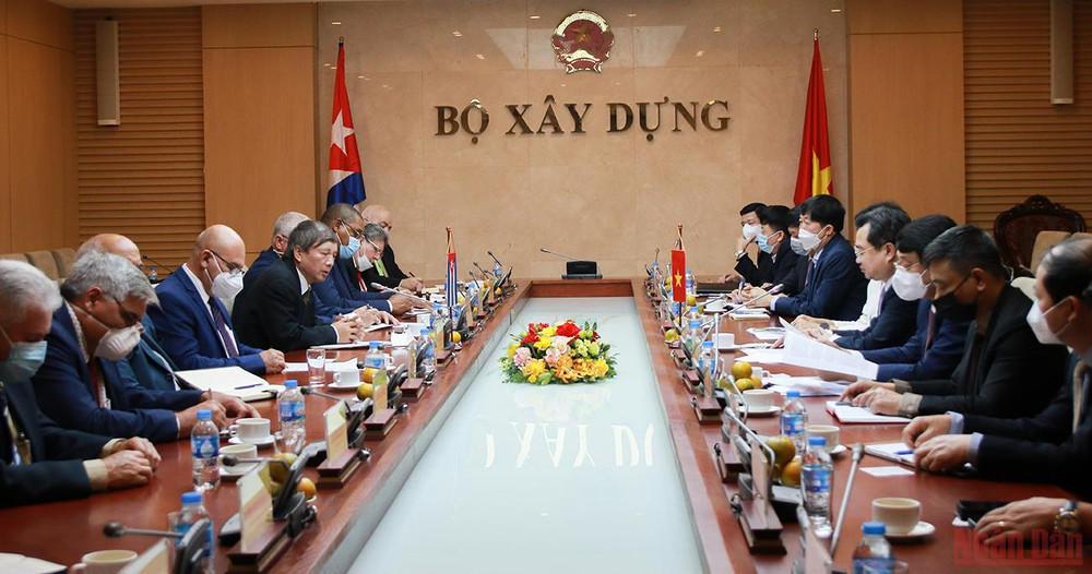 Toàn cảnh cuộc hội đàm. Tăng cường hợp tác Việt Nam - Cuba -0