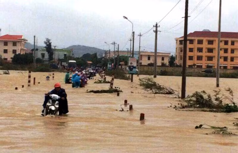 Từ ngày 27-29/12, trên các sông từ Thừa Thiên Huế đến Bình Định khả năng xuất hiện một đợt lũ. (Ảnh minh họa)