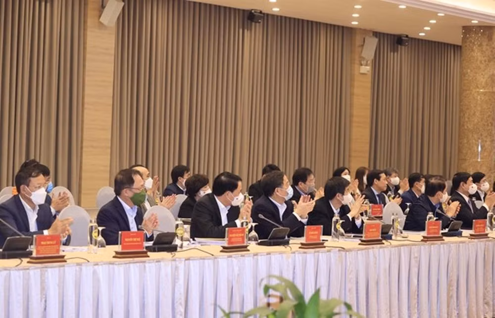 (Hình ảnh) Chủ tịch nước chủ trì hội thảo về Nhà nước pháp quyền xã hội chủ nghĩa -0