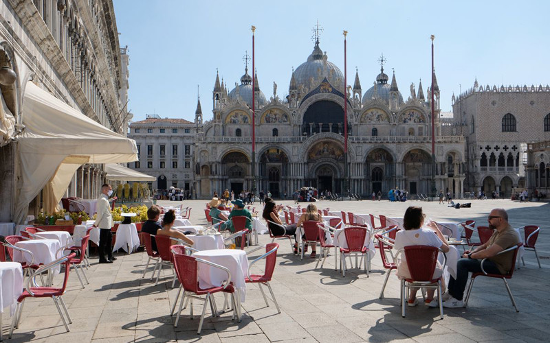 Quảng trường St. Mark. (Ảnh: REUTERS)