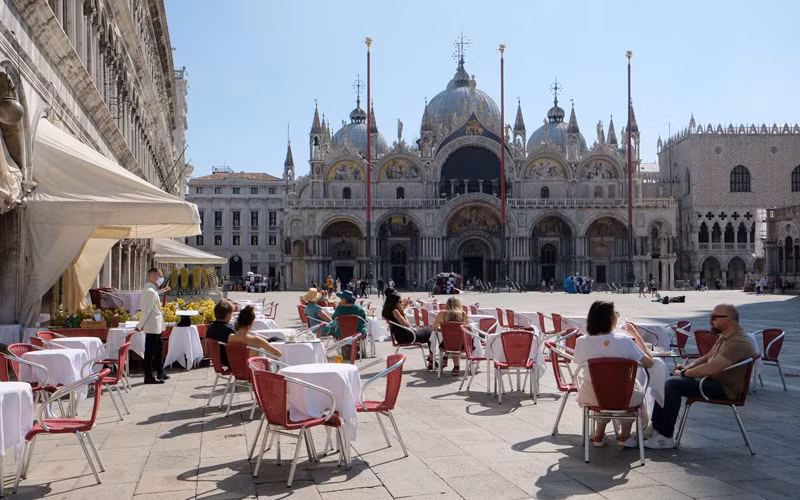 Quảng trường St. Mark. (Ảnh: REUTERS)
