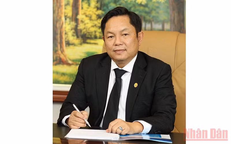 Phó Chủ tịch kiêm Tổng thư ký Hiệp hội mắc-ca Việt Nam Huỳnh Ngọc Huy.