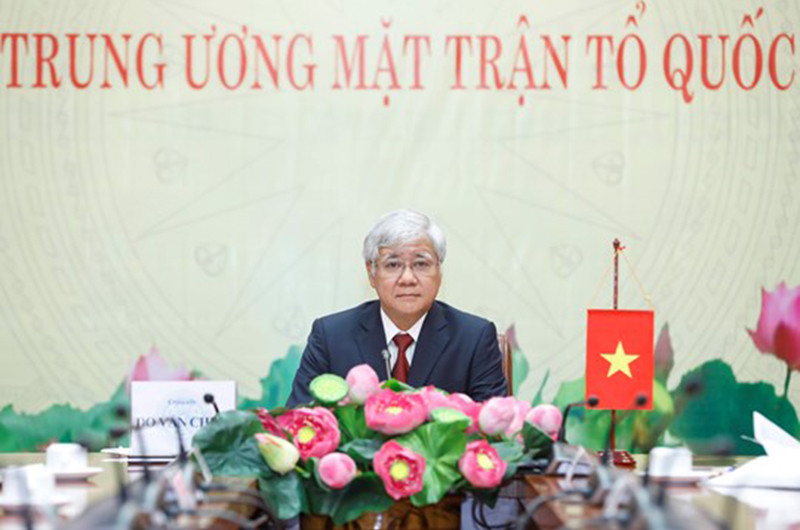 Đồng chí Đỗ Văn Chiến, Bí thư Trung ương Đảng, Chủ tịch Ủy ban Trung ương Mặt trận Tổ quốc Việt Nam 