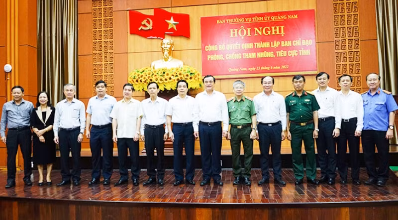 Quảng Nam công bố quyết định thành lập Ban Chỉ đạo phòng, chống tham nhũng, tiêu cực tỉnh -0