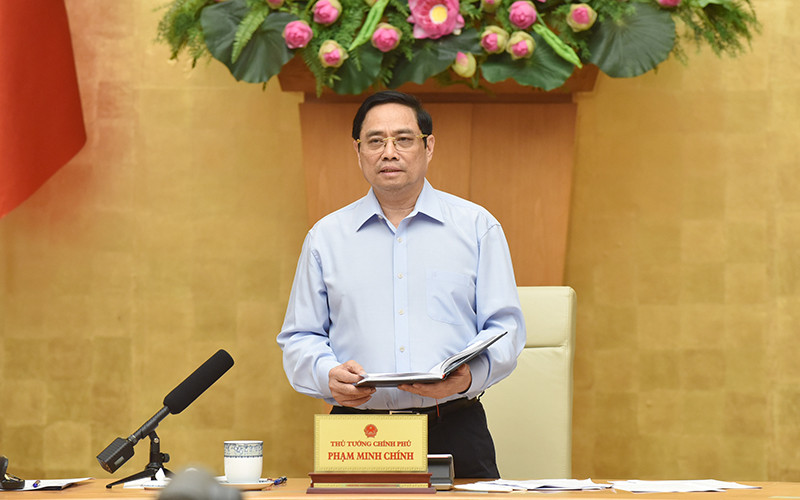 Thủ tướng Chính phủ Phạm Minh Chính. (Ảnh: TRẦN HẢI)
