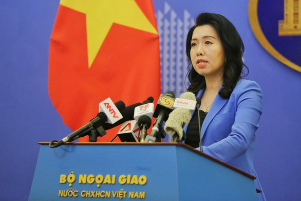 Người phát ngôn Bộ Ngoại giao Lê Thị Thu Hằng.