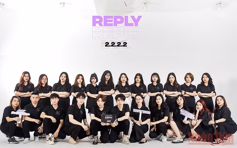 Các thành viên Dự án “Reply 2222” đều là những sinh viên trẻ đến từ Trường Đại học Văn hóa Hà Nội. 