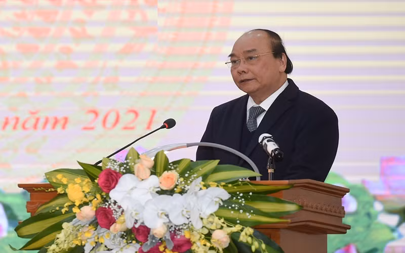 Thủ tướng Nguyễn Xuân Phúc dự Hội nghị trực tuyến triển khai nhiệm vụ năm 2021 của ngành thanh tra.