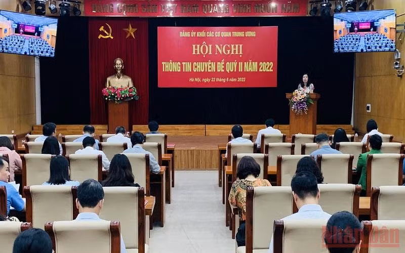 Quang cảnh hội nghị.