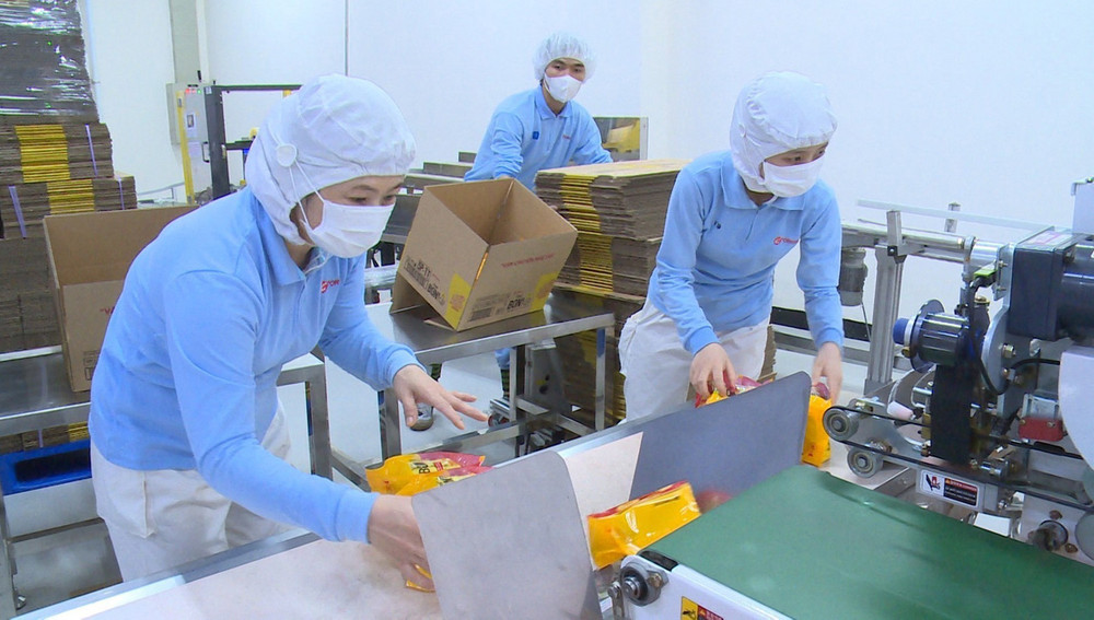 Sản xuất bánh kẹo tại Công ty TNHH thực phẩm Orion Vina, khu công nghiệp Mỹ Phước 2, thị xã Bến Cát, tỉnh Bình Dương. Thị xã Bến Cát tiếp tục viết tiếp khúc hoan ca -0