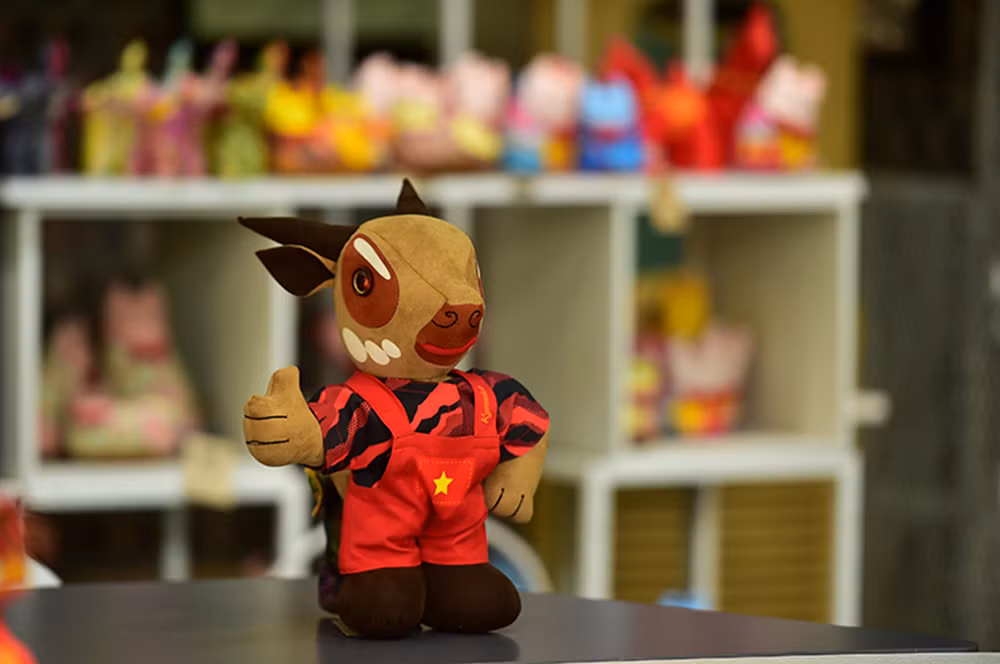 Hàng trăm chú Sao La nhồi bông đồng hành cùng SEA Games 31&nbsp; -6