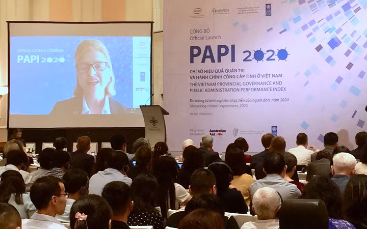 Công bố Báo cáo chỉ số hiệu quả quản trị và hành chính công cấp tỉnh (PAPI) năm 2020.