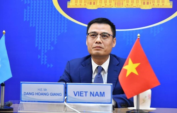 Thứ trưởng Ngoại giao Đặng Hoàng Giang. (Ảnh: TTXVN)