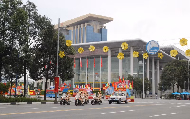 Một góc thành phố mới Bình Dương. 