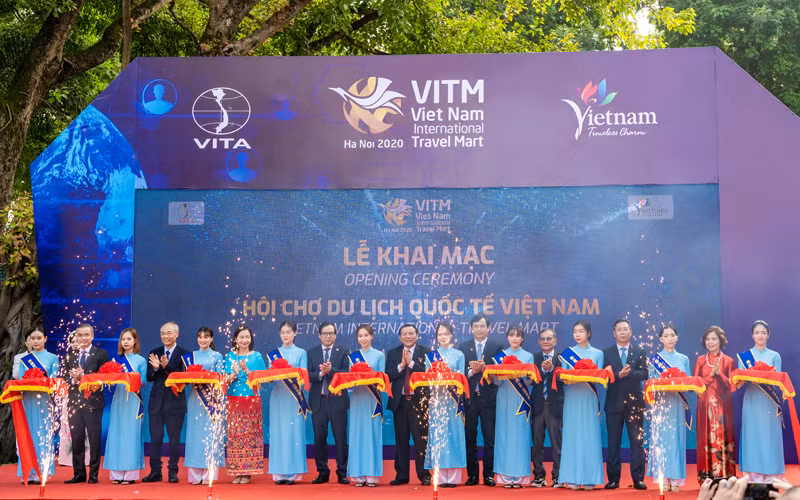 Lễ khai mạc Hội chợ Du lịch Quốc tế Việt Nam 2020 (Ảnh: VITA)