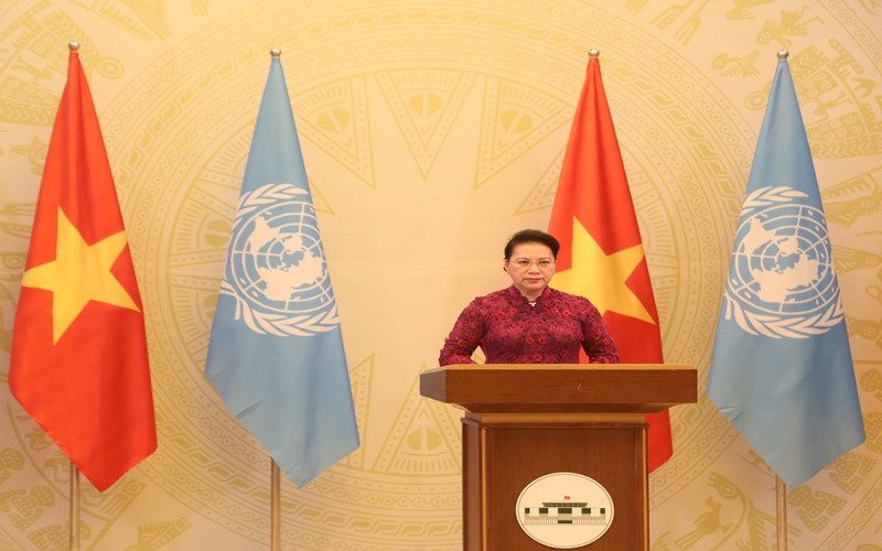 Chủ tịch Quốc hội Nguyễn Thị Kim Ngân. (Nguồn: Bộ Ngoại giao)