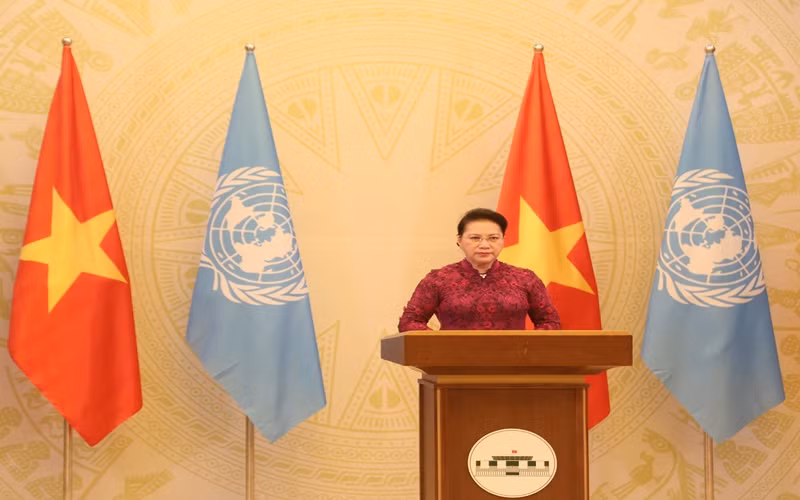 Chủ tịch Quốc hội Nguyễn Thị Kim Ngân. (Nguồn: Bộ Ngoại giao)