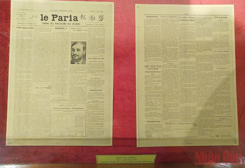 Nhiều hiện vật quý như số báo đầu tiên của Le Paria (xuất bản ngày 1/4/1922) được trưng bày tại sự kiện. Tọa đàm và trưng bày chuyên đề “100 năm báo Le Paria” -0