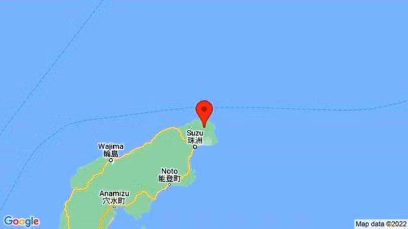 Vị trí xảy ra trận động đất. (Nguồn: colorsofindia.media)