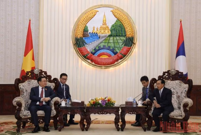 Quốc hội luôn ủng hộ và thúc đẩy hợp tác giữa hai chính phủ Việt-Lào -0
