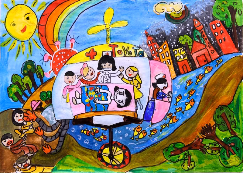 Ô-tô cứu thương thông minh một bánh di chuyển nhanh trên mọi địa hình. (Ảnh do TMV cung cấp)