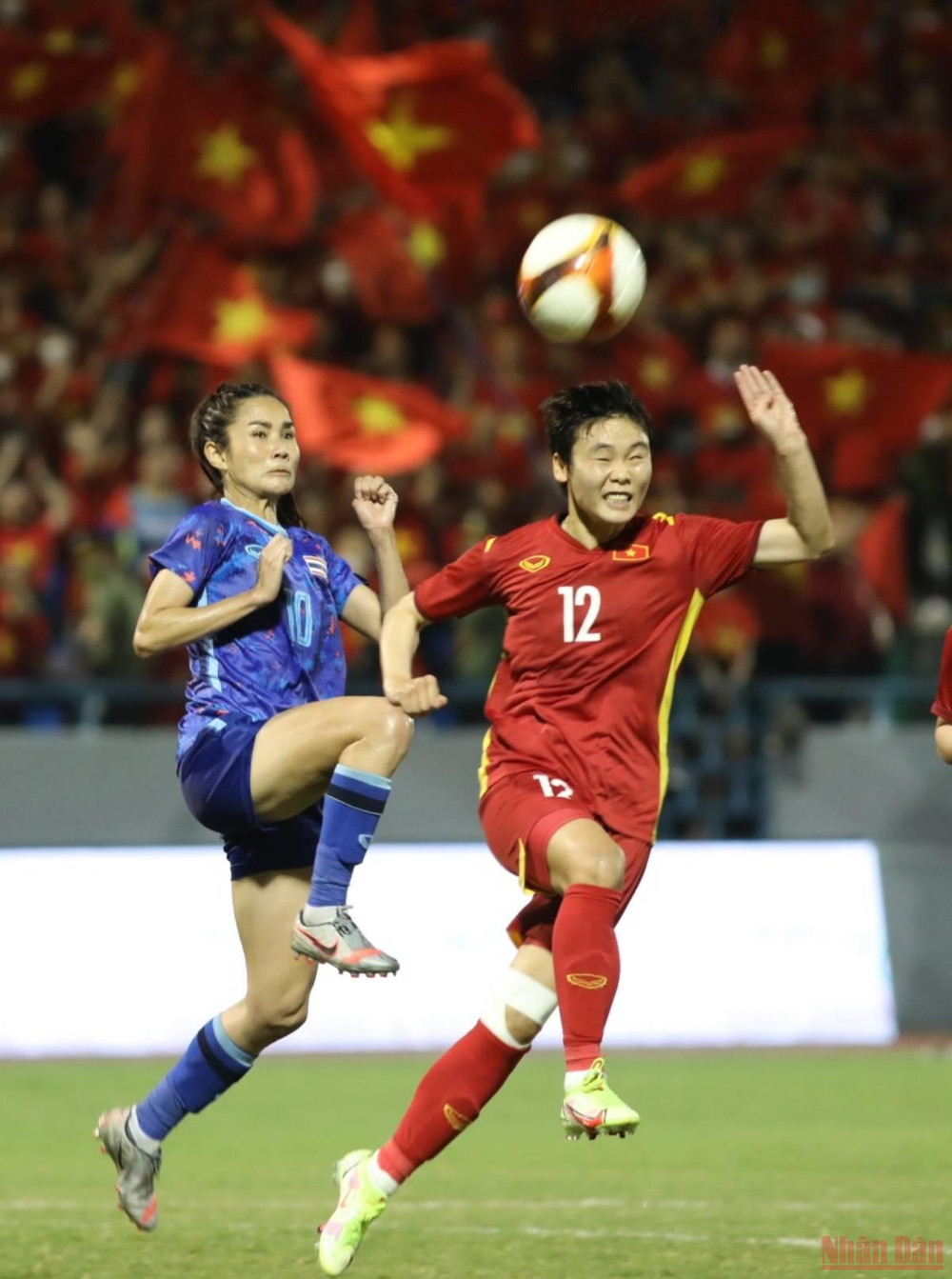 (Ảnh: Khiếu Minh) Những khoảnh khắc ấn tượng trận chung kết bóng đá nữ SEA Games 31 Việt Nam-Thái Lan -0