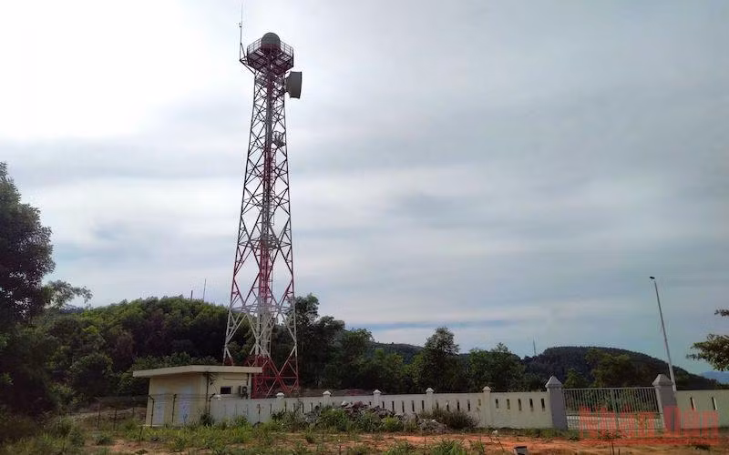 Mạng lưới quan trắc mưa nhằm phục vụ công tác phòng, chống thiên tai tại Thừa Thiên Huế. (Ảnh: HN)