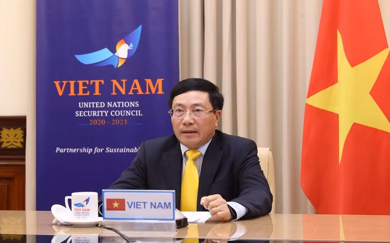 Phó Thủ tướng, Bộ trưởng Ngoại giao Phạm Bình Minh. (Ảnh: TTXVN)