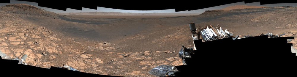 Tàu thám hiểm Curiosity của NASA đã chụp được bức tranh toàn cảnh bề mặt sao Hỏa có độ phân giải cao nhất vào cuối năm 2019. Bức ảnh này bao gồm hơn 1.000 hình ảnh và 1,8 tỷ pixel. Ảnh: NASA. Những bức ảnh đẹp nhất về sao Hỏa -0