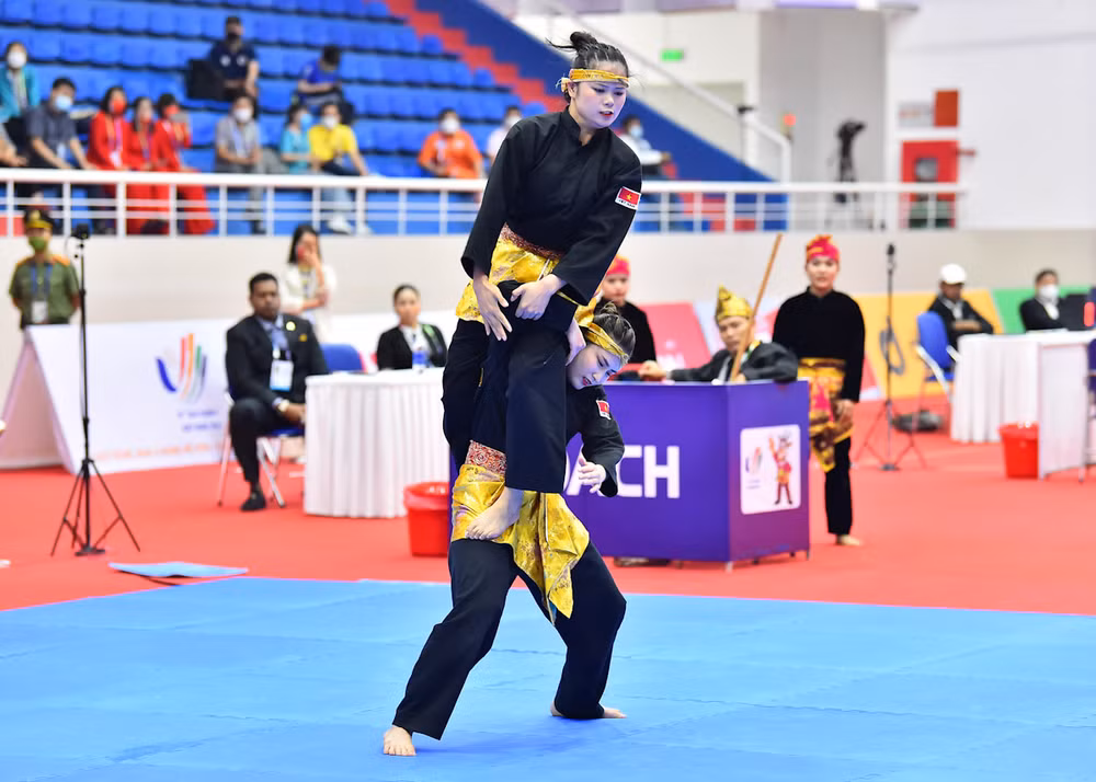 Bài biểu diễn mang về tấm huy chương Vàng đầu tiên cho Pencak Silat Việt Nam tại SEA Games 31 -4