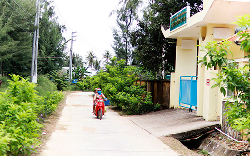 Đường giao thông trên đảo Hải Tặc. Hai ngày ở xứ biển, đảo Kiên Giang -0