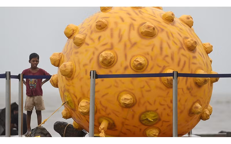 Mô phỏng virus Adeno - tác nhân bị nghi ngờ là nguyên nhân gây viêm gan bí ẩn. Ảnh: AFP