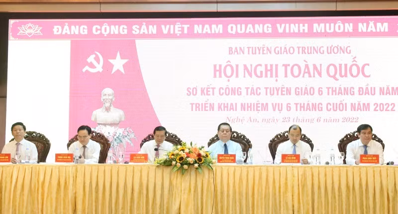Ban Tuyên giáo Trung ương triển khai nhiệm vụ 6 tháng cuối năm 2022 -0