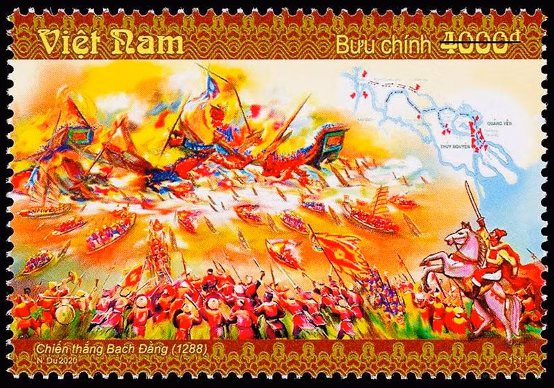 Phát hành Bộ tem bưu chính”Chiến thắng Bạch Đằng (1288)” -0