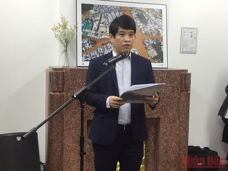 Viện trưởng Viện Chiến lược, Chính sách tài nguyên và môi trường Nguyễn Đình Thọ phát biểu tại Triển lãm. Nâng cao nhận thức về giảm thiểu rác thải nhựa -0