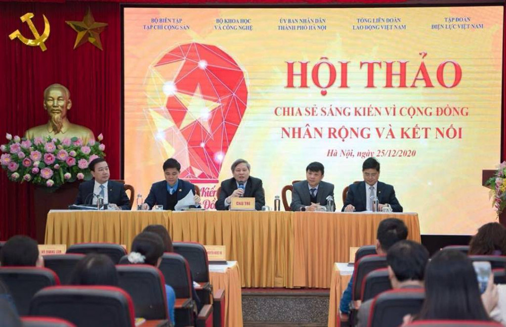 Hội thảo "Sáng kiến vì cộng đồng - Nhân rộng và kết nối" diễn ra ngày 25-12.