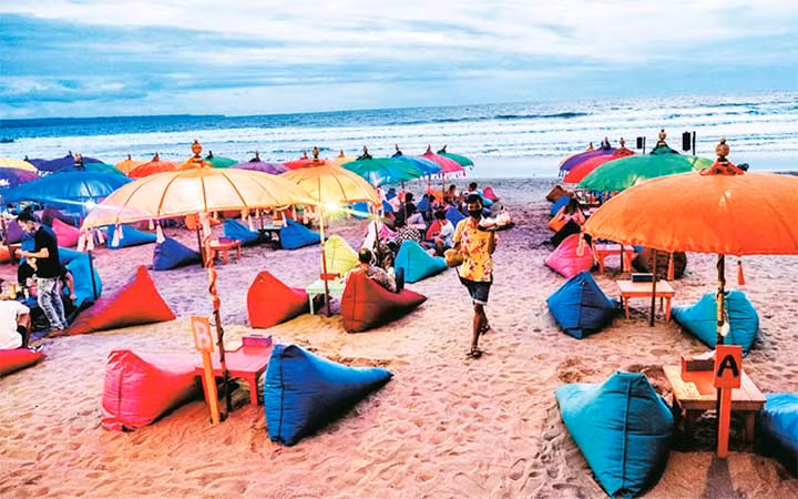 Bãi biển ở Bali.