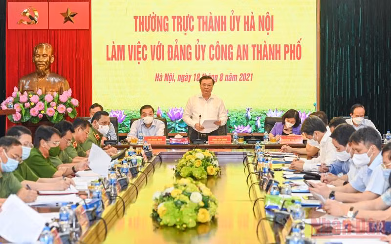 Công an Hà Nội phải thật sự là chỗ dựa tin cậy của Thủ đô -0