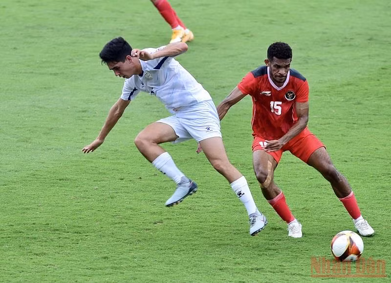 Thất bại 0-4 trước U23 Indonesia, U23 Philippines dừng bước ở SEA Games 31 -0
