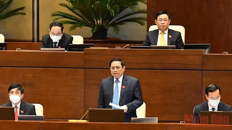 CẬP NHẬT: Thủ tướng Chính phủ Phạm Minh Chính lần đầu trả lời chất vấn trước Quốc hội -0