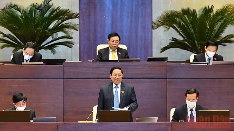 CẬP NHẬT: Thủ tướng Chính phủ Phạm Minh Chính lần đầu trả lời chất vấn trước Quốc hội -0