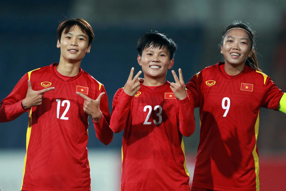 Đội tuyển nữ Việt Nam có màn trình diễn ấn tượng tại Vòng loại Asian Cup 2022. (Ảnh: VFF) HLV Mai Đức Chung: